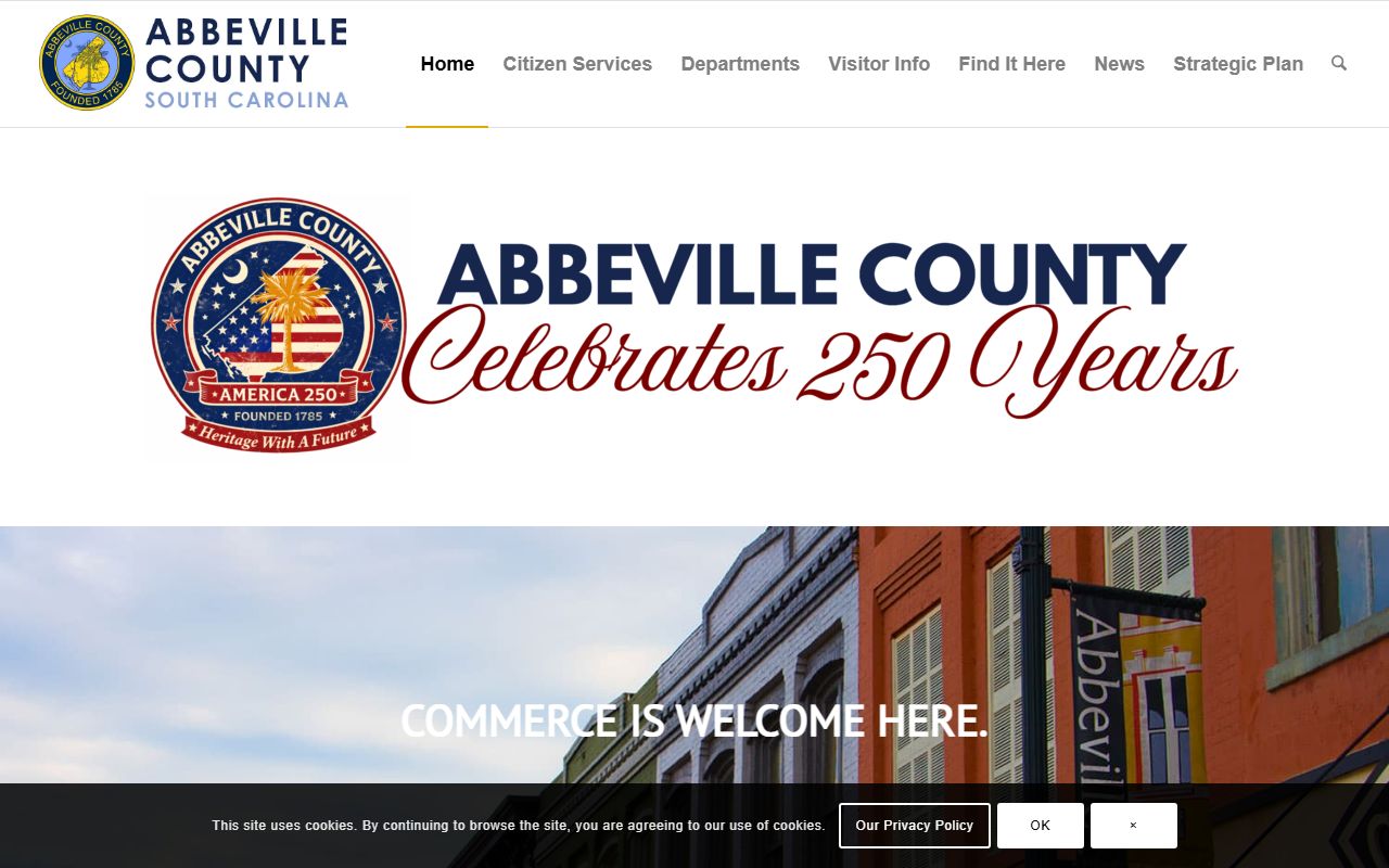Abbeville County government website traffic ticket records